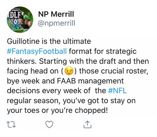 PlayerProfiler's Guide to Fantasy Football Guillotine Leagues